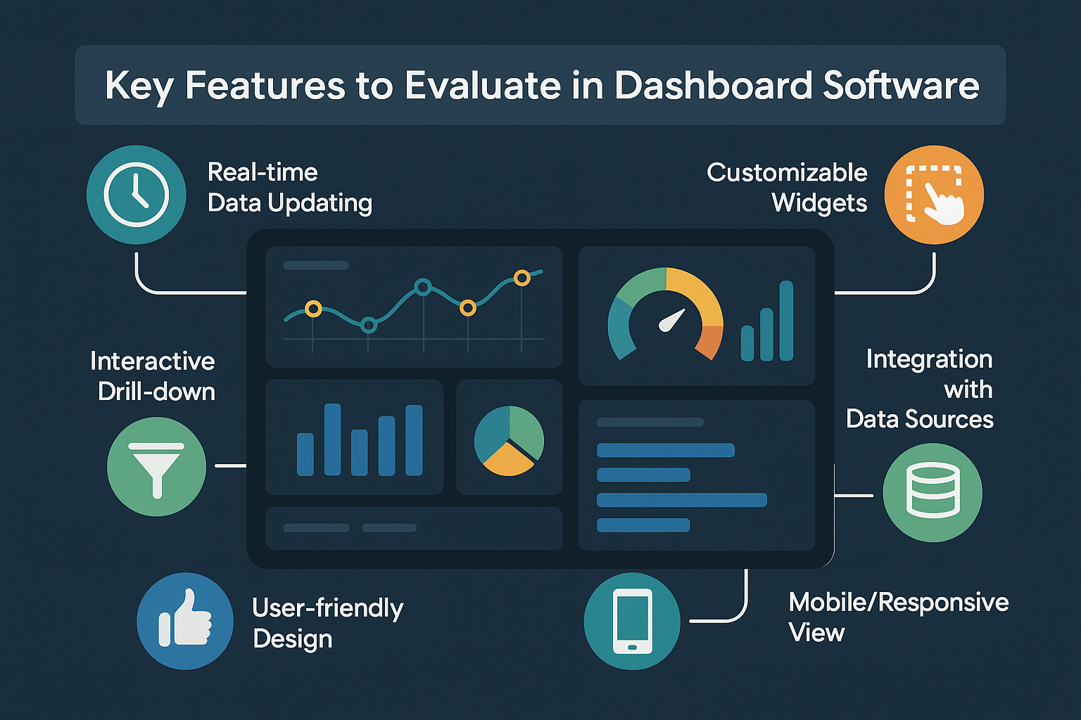 Key Features to Evaluate in Dashboard Software | Trivas Blog